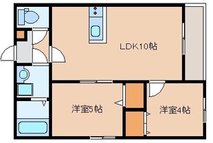 グランドAK箱崎の物件間取画像